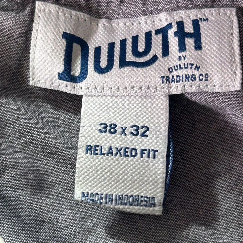 Duluth Trading Co Pants Mens 38x32 Beige Flex Ballroom Khakis Relaxed Fit